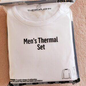 Thermajohn Men's Thermal Set XL White - New